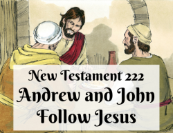 NT 222 - Andrew and John Follow Jesus